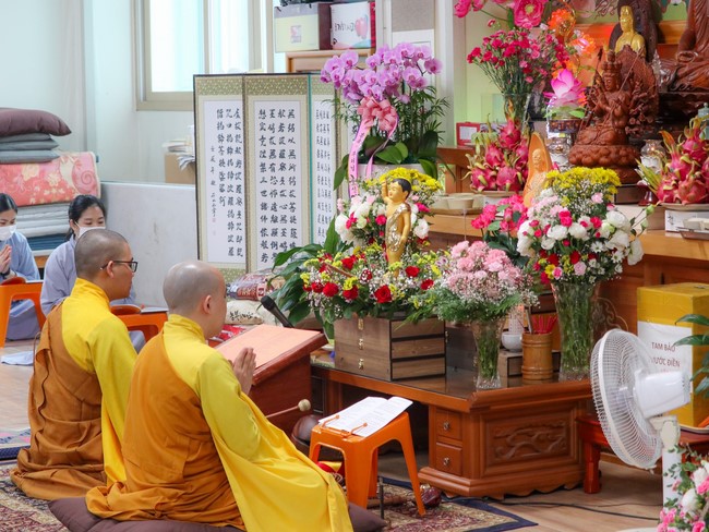 The Vesak great ceremony at Duoc Su Temple, Incheon City, South Korea